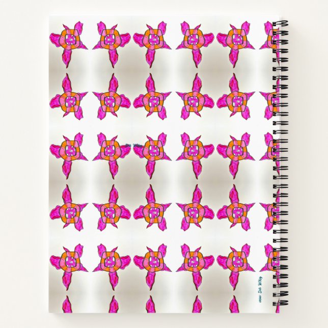 Fabulous Fuschia Notebook (Back)