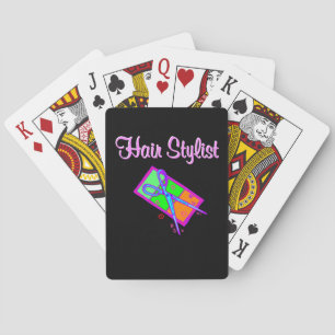 FABULOUS HAIR STYLIST HAIR CUT DESIGN PLAYING CARDS