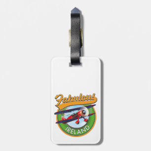 fabulous Ireland travel patch. Luggage Tag