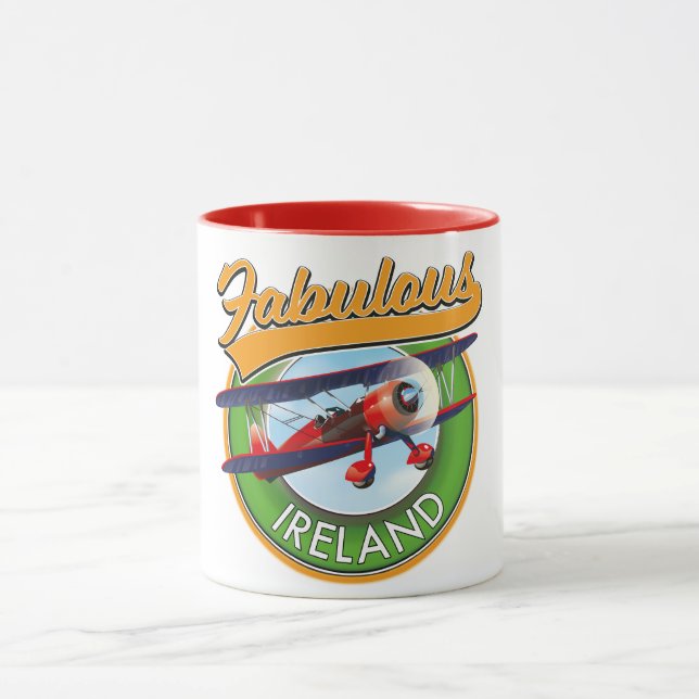 fabulous Ireland travel patch. Mug (Center)
