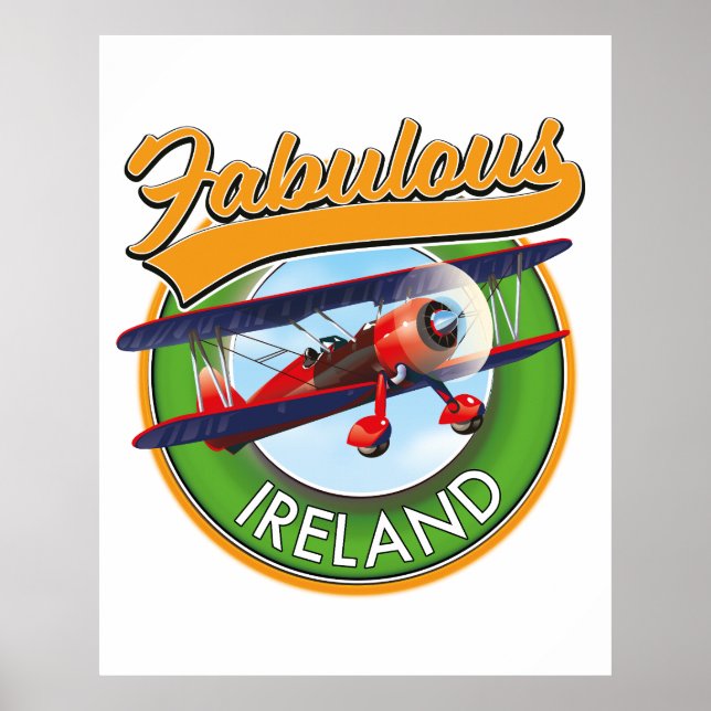 fabulous Ireland travel patch. Poster (Front)