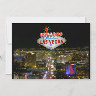 Fabulous Las Vegas Customisable Event Invitation