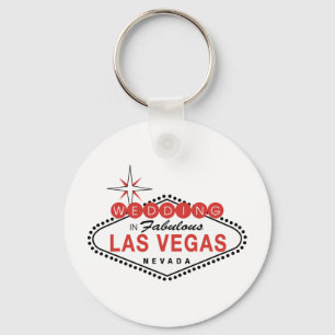Fabulous Las Vegas Wedding Template Customisable Key Ring