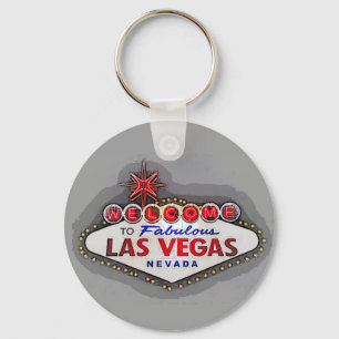 Fabulous Las Vegas Welcome Sign Key Ring