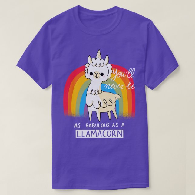 Fabulous Llamacorn T-Shirt (Design Front)
