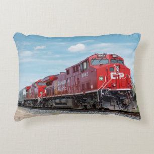 Fabulous Locomotive Throw Pillow