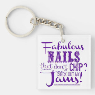 Fabulous Nails Key Chain