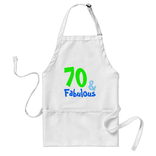 Fabulous Neon Birthday Standard Apron (Front)