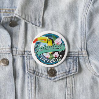 Fabulous Nicaragua toucan logo 7.5 Cm Round Badge