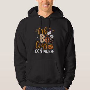 Fabulous Nurse Costume Faboolous CCN Nurse Boo Hal Hoodie