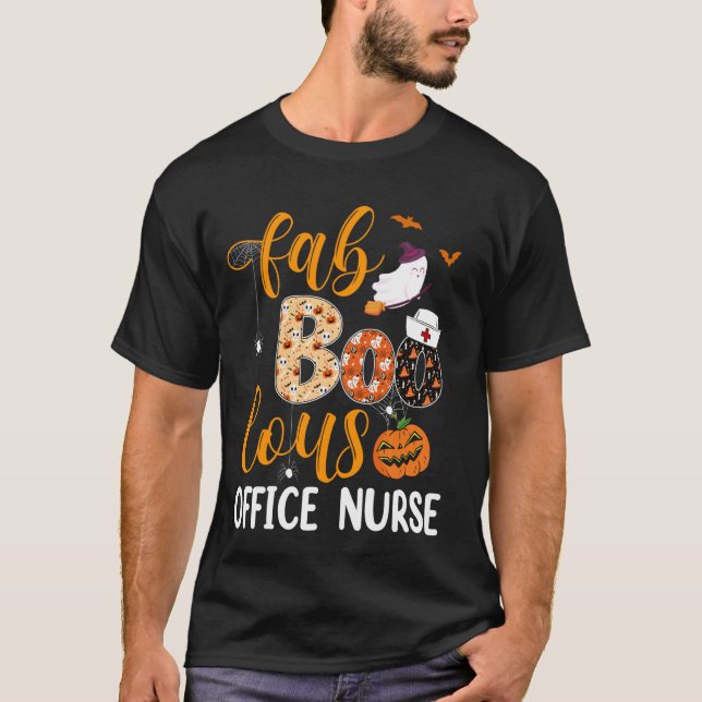Fabulous Nurse Costume Faboolous Office Nurse Hall T-Shirt (Front)