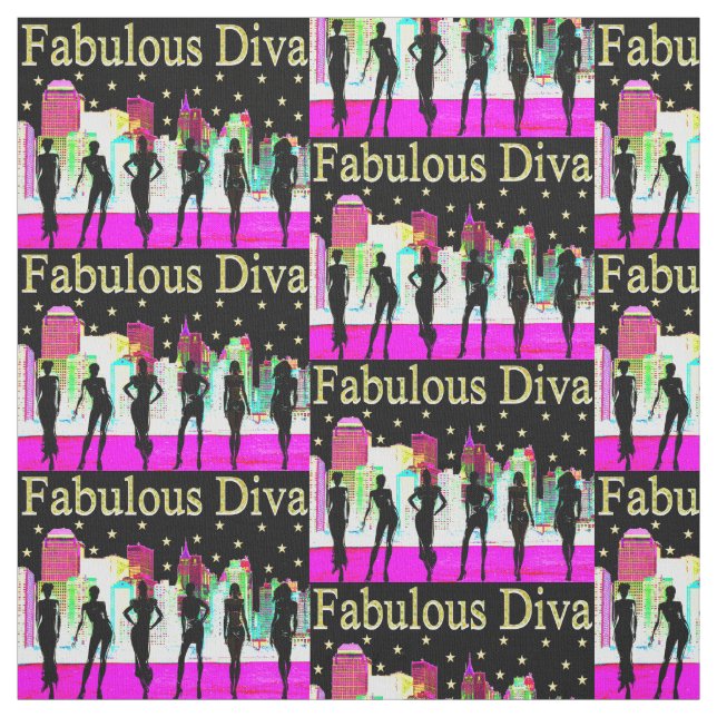 FABULOUS NYC DIVA FABRIC (Swatch)
