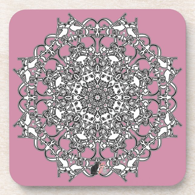 Fabulous Octa Glyph Dawn Coaster (Front)