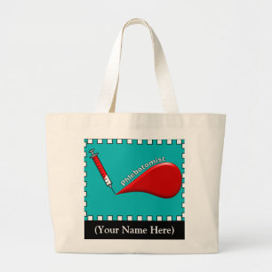 Fabulous Phlebotomist Blood Drop Tote Bag