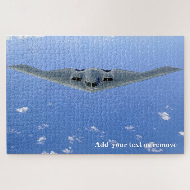 Fabulous photo delta wing Stealth Bomber aircraft, Jigsaw Puzzle (Horizontal)