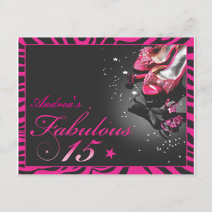 Fabulous Quinceañera! Invitation