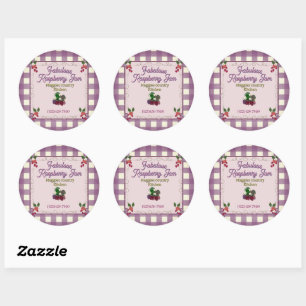 fabulous raspberry jam LABEL