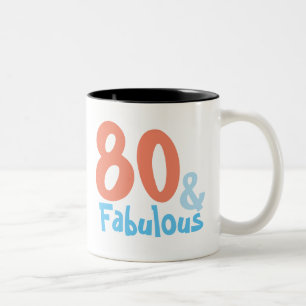 Fabulous Retro Birthday Two-Tone Coffee Mug