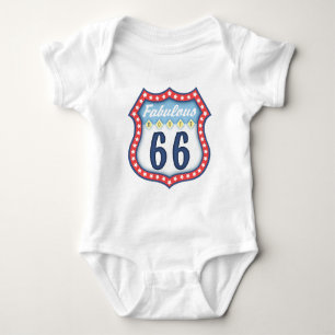 Fabulous Route 66 Baby Bodysuit
