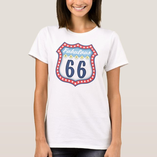 Fabulous Route Sign T-Shirt (Front)