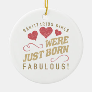 Fabulous Sagittarius For Women Ceramic Tree Decoration