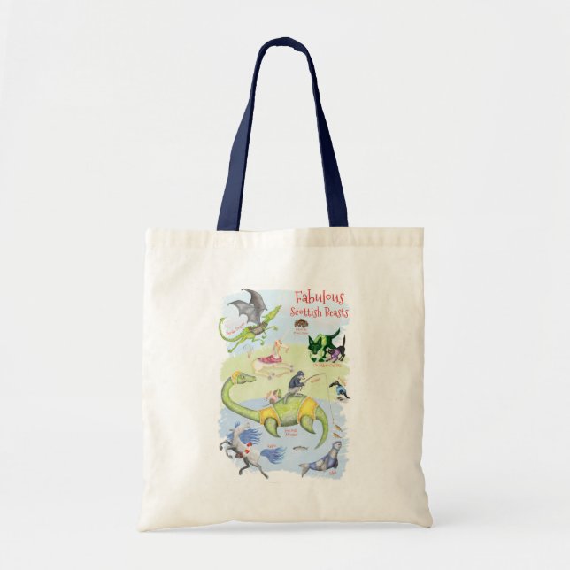 Fabulous Scottish Beasts tote bag (Front)