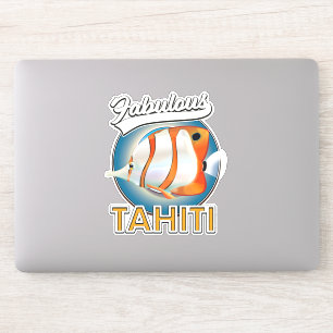 Fabulous Seychelles retro logo Sticker