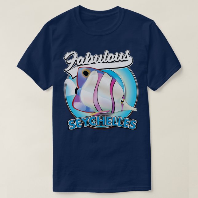Fabulous Seychelles retro T-Shirt (Design Front)