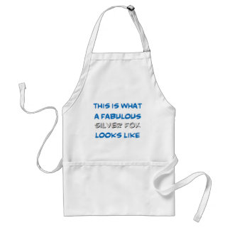 fabulous silver fox standard apron
