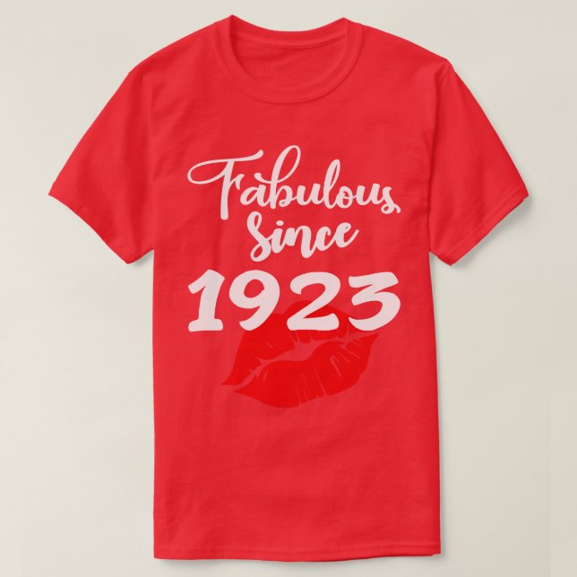 Fabulous since 1923 T-Shirt (Design Front)