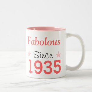 Fabulous Since 1935 Two-Tone Coffee Mug