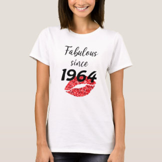 Fabulous Since 1964 Chapter 58 Birthday Gifts Funn T-Shirt