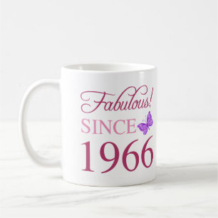 Fabulous Since 1966 60th Birthday Coffee Mug