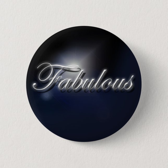 "Fabulous" slogan badge (Front)