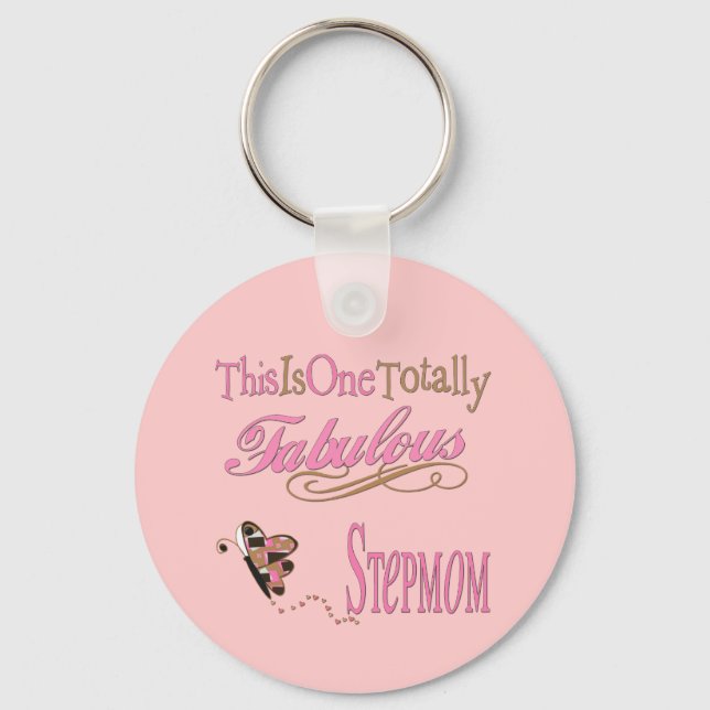 Fabulous Stepmom Key Ring (Front)