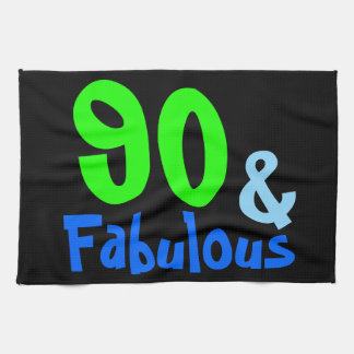 Fabulous Tropical Birthday Tea Towel