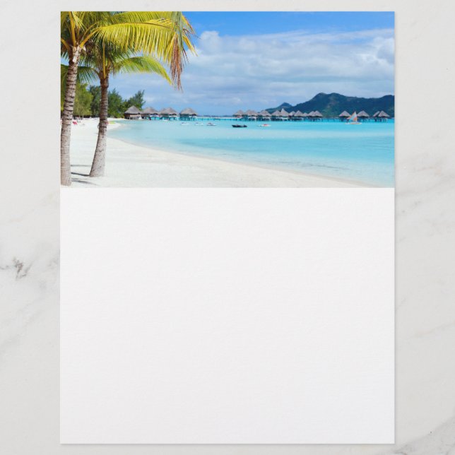 Fabulous tropical seascape flyer (Front)