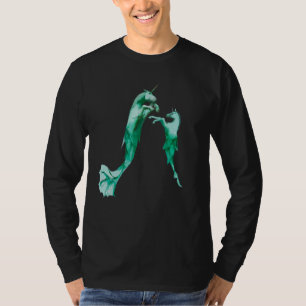 Fabulous Unicorn-Fish Creatures Underwater Playing T-Shirt