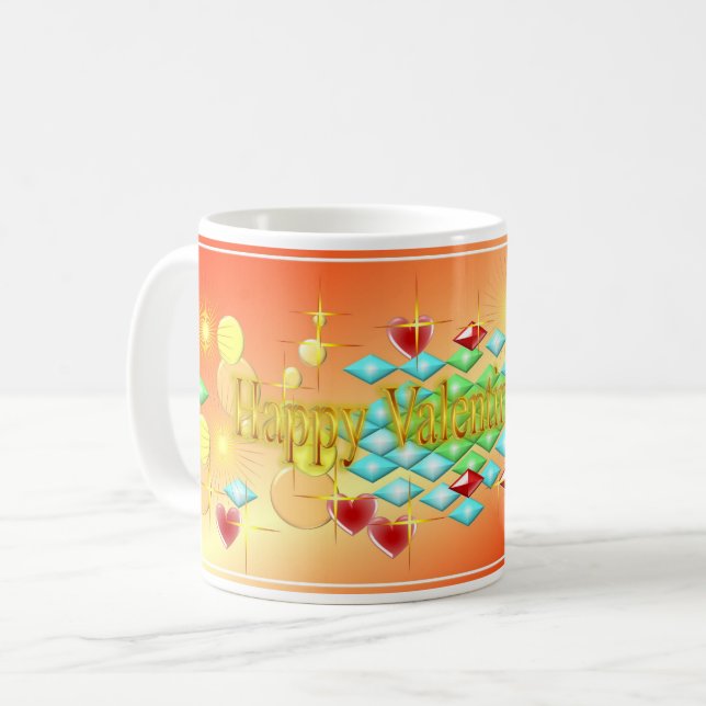 Fabulous Valentine's Day Coffee Mug (Front Left)