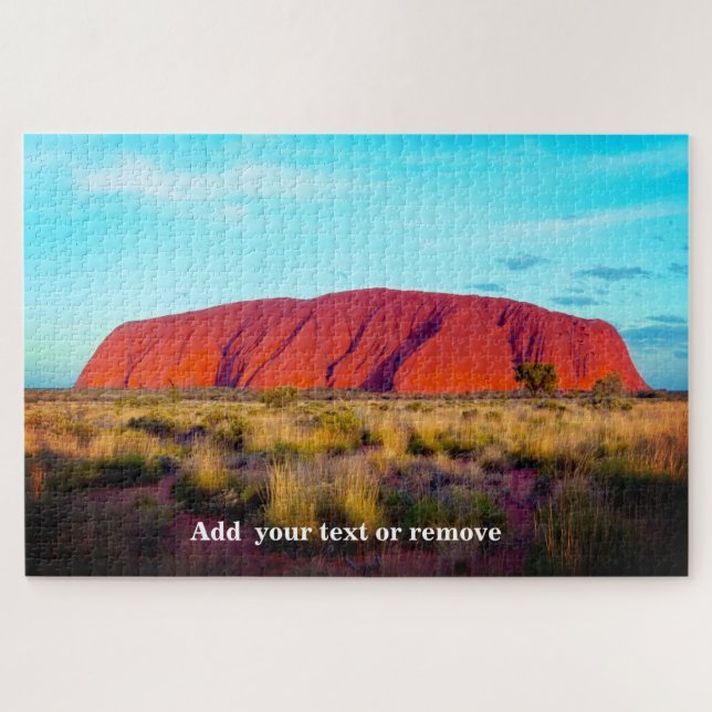 Fabulous view of Uluru, or Ayers Rock, Australia, Jigsaw Puzzle (Horizontal)
