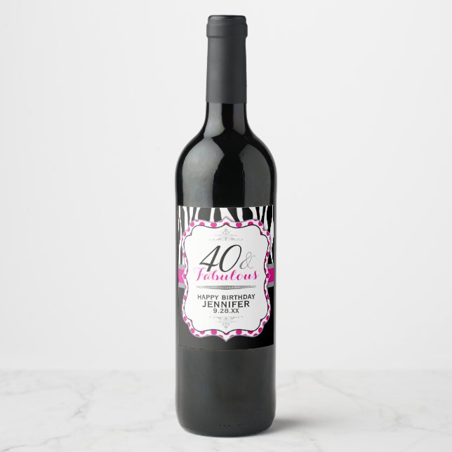 Fabulous Wine & Sparkling Wine Labels (Front)