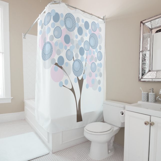 Fabulous, wood shower curtain (In Situ)