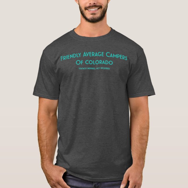 FAC basic teal print T-Shirt (Front)