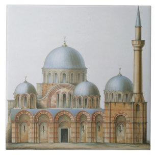 Facade of Kahrije Dzamissi, the Church of the Savi Tile