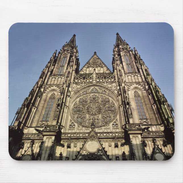 Facade of the Cathedral of St. Vitus Mouse Mat (Front)