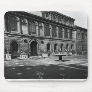 Facade of the library mouse mat