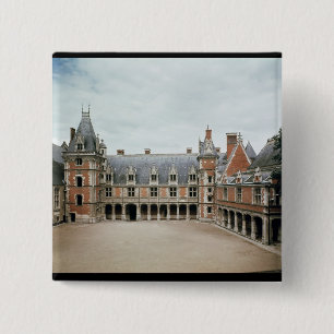 Facade of the Louis XII Wing, 1498-1503 15 Cm Square Badge