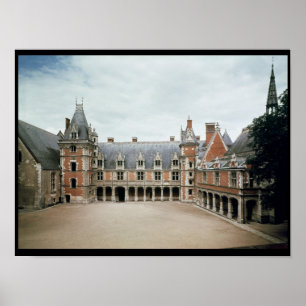 Facade of the Louis XII Wing, 1498-1503 Poster