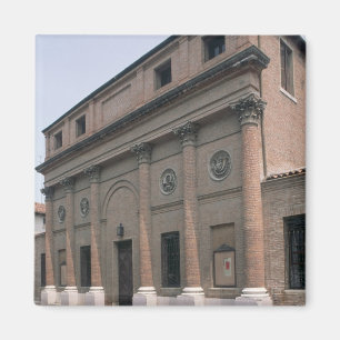 Facade of the Teatro Accademico (photo) Magnet
