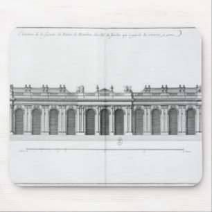 Facade on the Seine of Palais Bourbon Mouse Mat